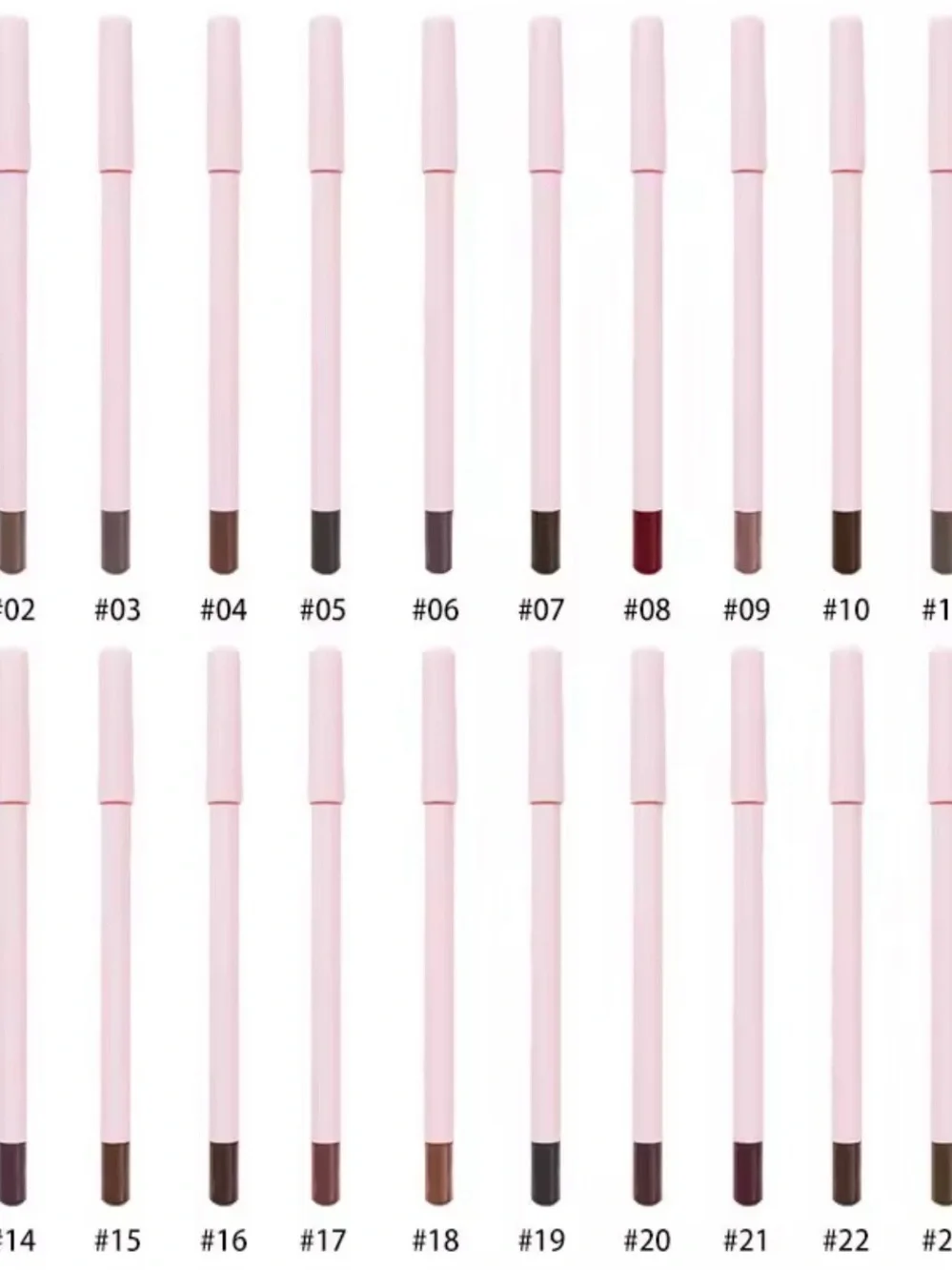 Pink Lip Liner Pencil — Brown Shade